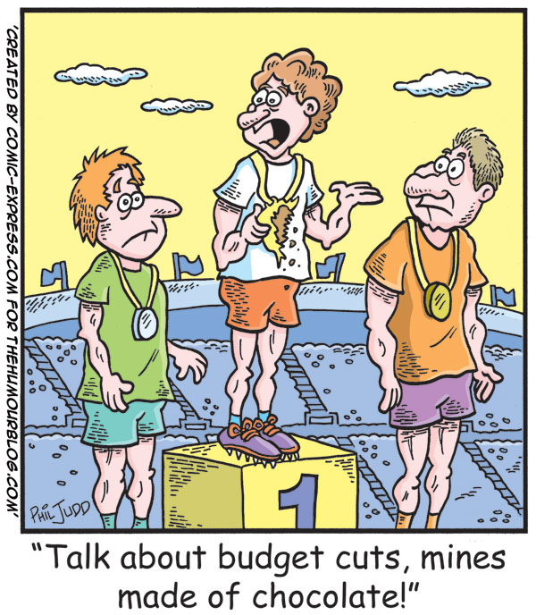 A Political Cartoon about Budget Cuts