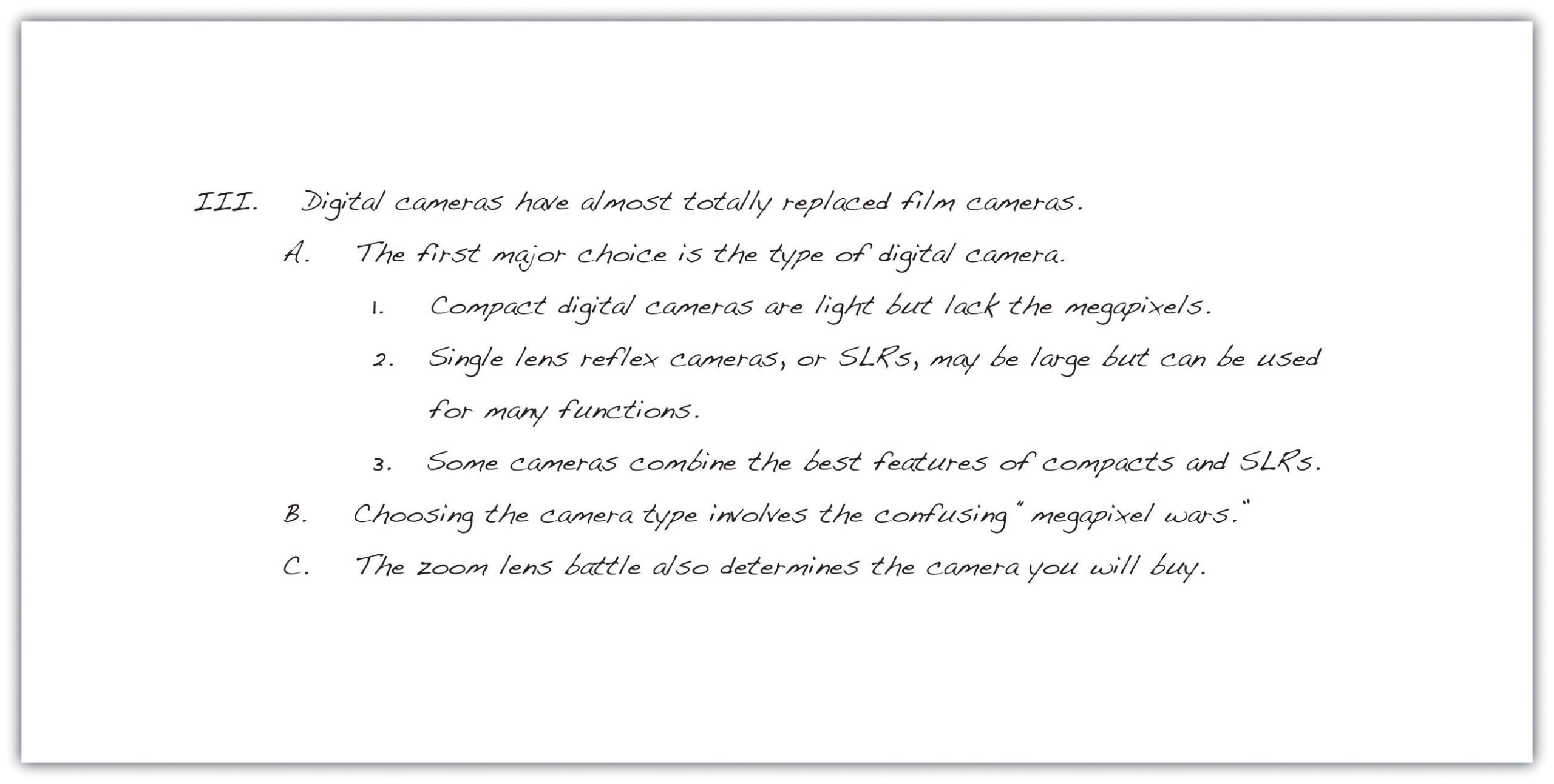 Outline excerpt