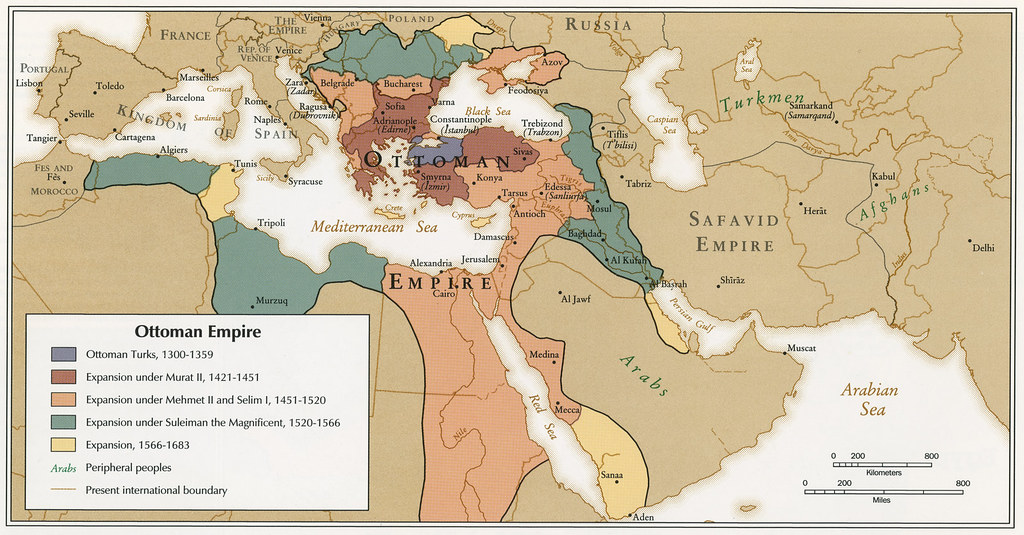 Map of Ottoman Empire