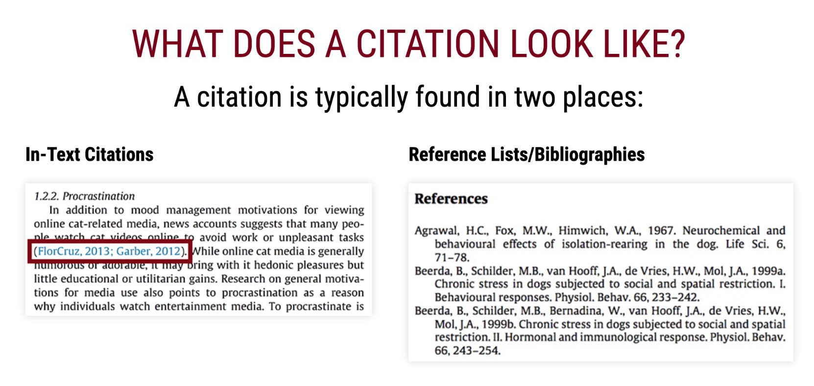 Citation Meaning In Research