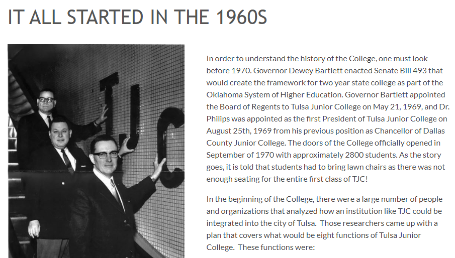 TCC - The College through the Years Screenshot