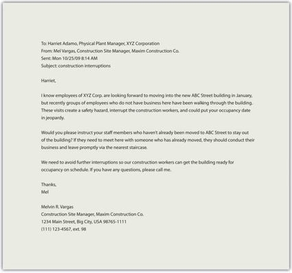 Figure 9.1.2: Business Letter Example