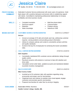 Figure 9.5.1: Resume Example