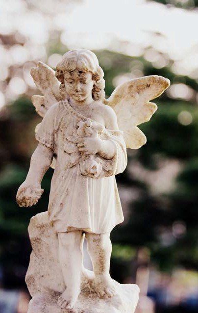 image of winged statue