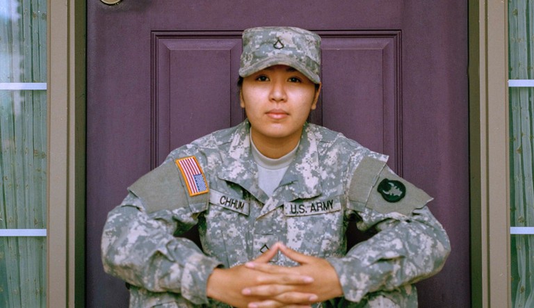image of woman in Army uniform