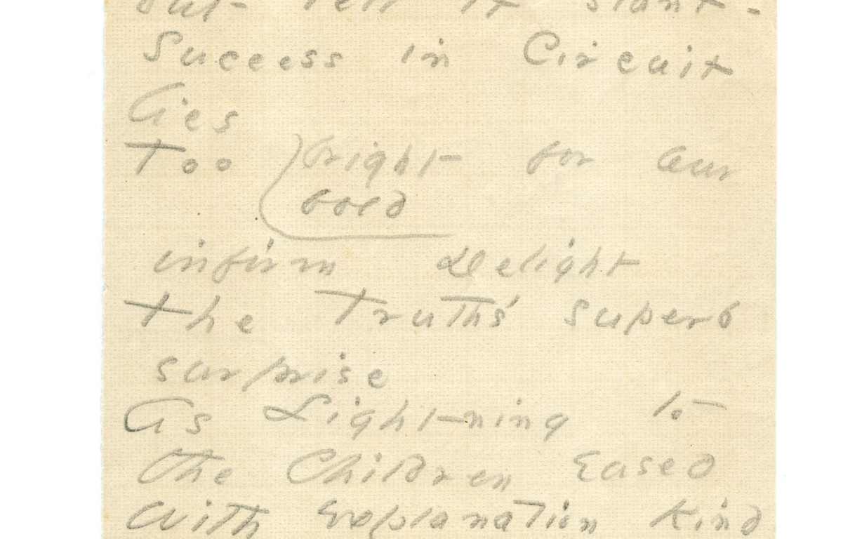 Tell all the truth but tell it slant