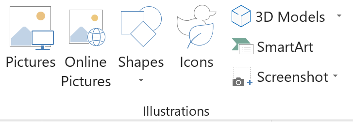 Screenshot of the Illustrations Group 